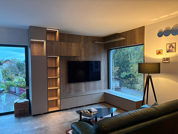 Menuiserie Pellet-Jambaz bibliothèque